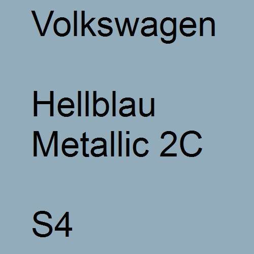 Volkswagen, Hellblau Metallic 2C, S4.